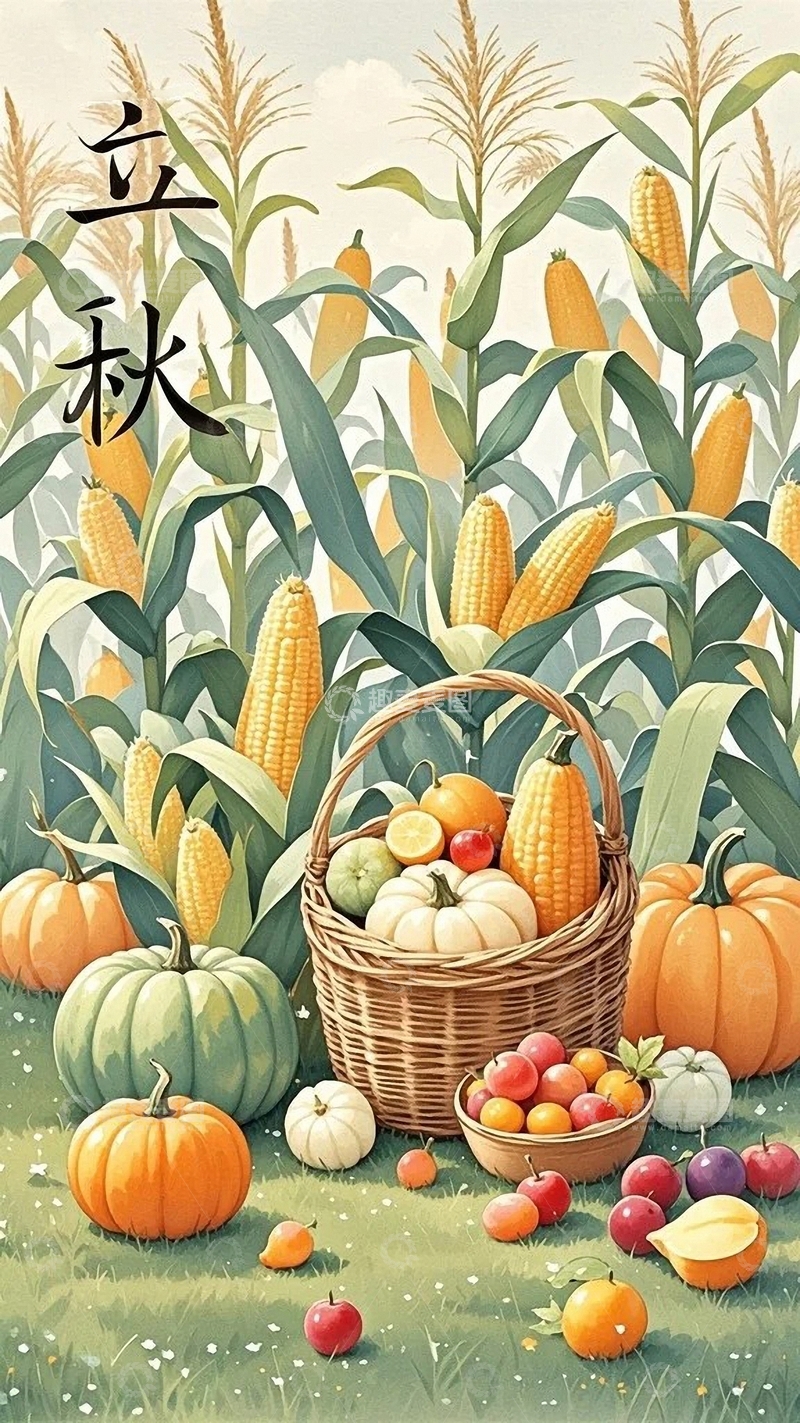 高清大图下载【趣麦麦图】秋天收获的原野04