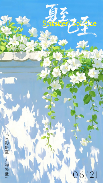 夏至已至,夏至海报