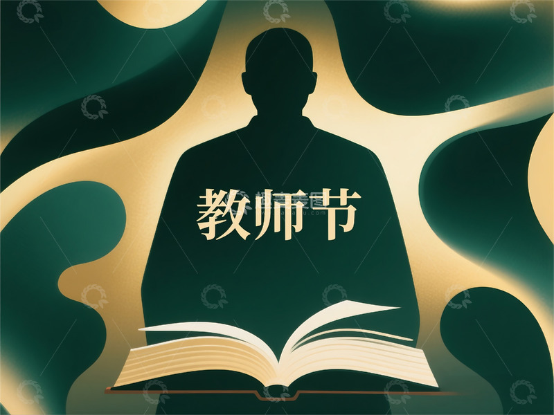 高清大图下载【趣麦麦图】教师节海报素材插画背景6