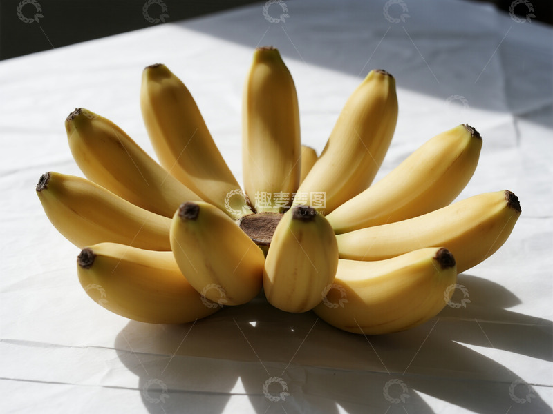 高清大图下载【趣麦麦图】黄色香蕉摄影9