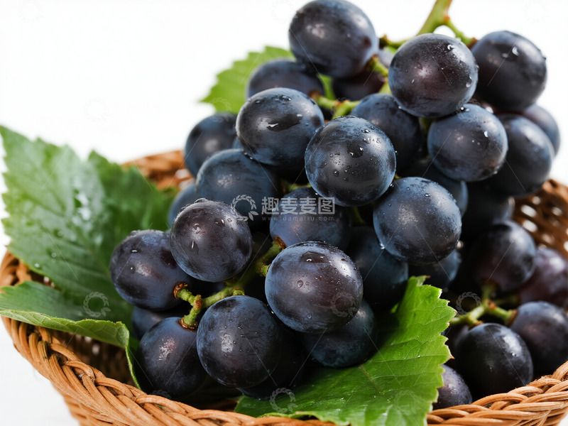 高清大图下载【趣麦麦图】一篮紫色的葡萄14