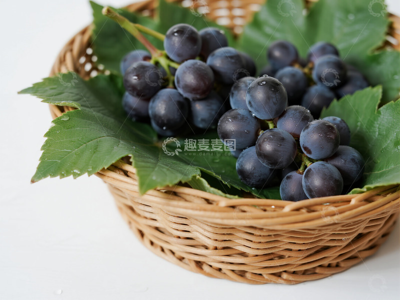 高清大图下载【趣麦麦图】一篮紫色的葡萄16