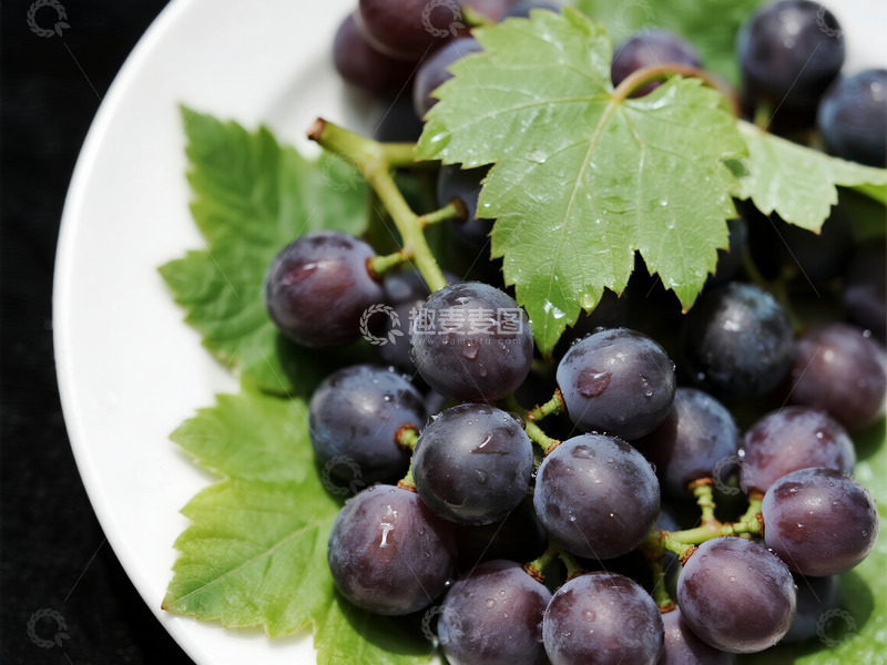 高清大图下载【趣麦麦图】一篮紫色的葡萄23