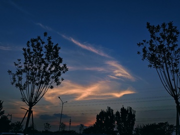 傍晚的彩云不同风格3