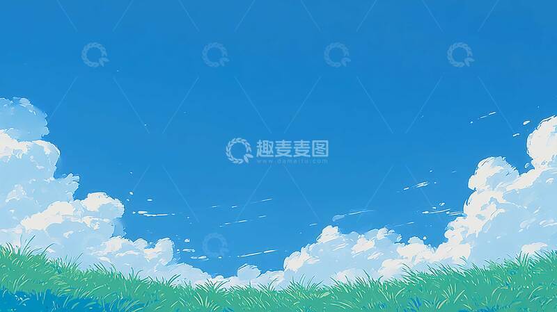 高清大图下载【趣麦麦图】蓝天  云卷  空明