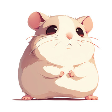 卡通插画可爱小老鼠免抠元素
