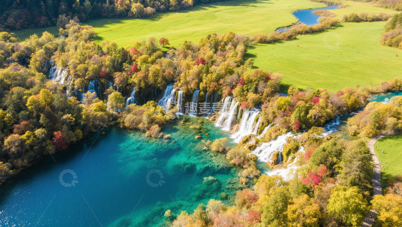 高清大图下载【趣麦麦图】自然风景九寨沟风景区高清摄影图