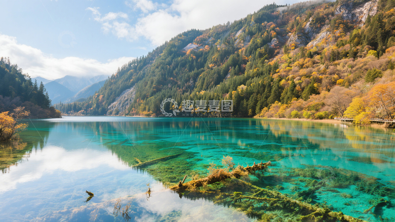 高清大图下载【趣麦麦图】自然风景九寨沟高清摄影图