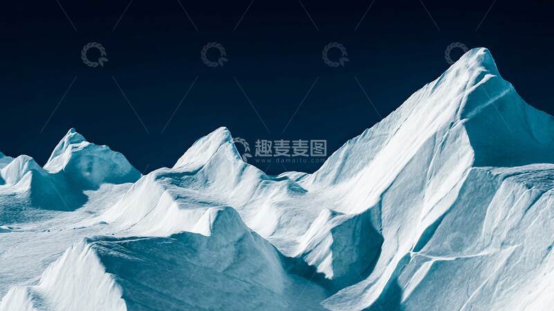 高清大图下载【趣麦麦图】雪山  巍峨 参天