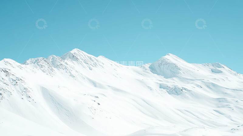 高清大图下载【趣麦麦图】雪山  皑皑   莹白