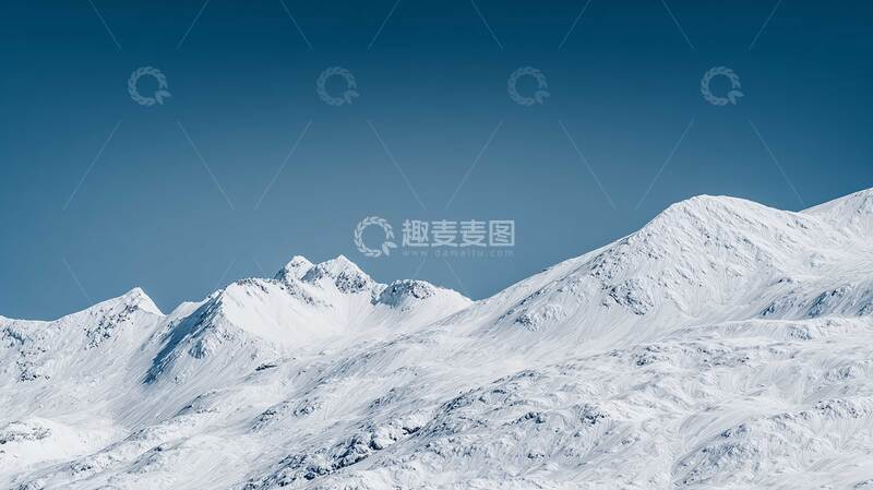 高清大图下载【趣麦麦图】雪山  皑皑  琼瑶  
