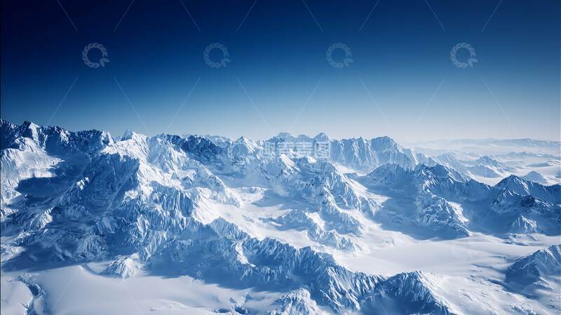 高清大图下载【趣麦麦图】雪山  凛冽  浩荡 