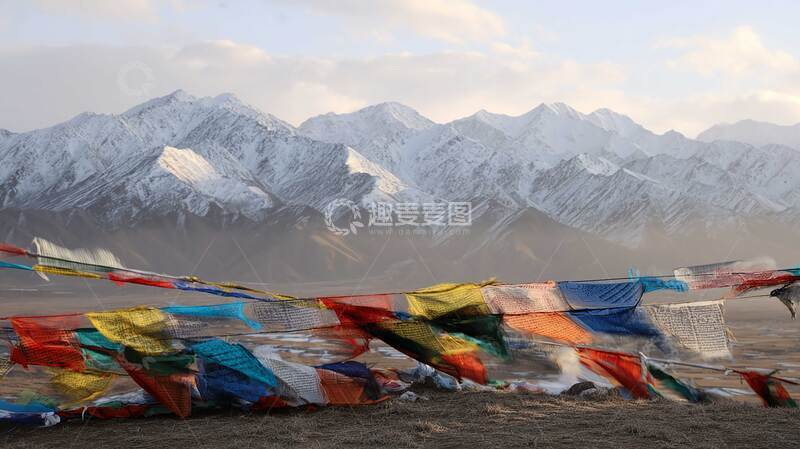 高清大图下载【趣麦麦图】雪山  凛冽  苍茫 
