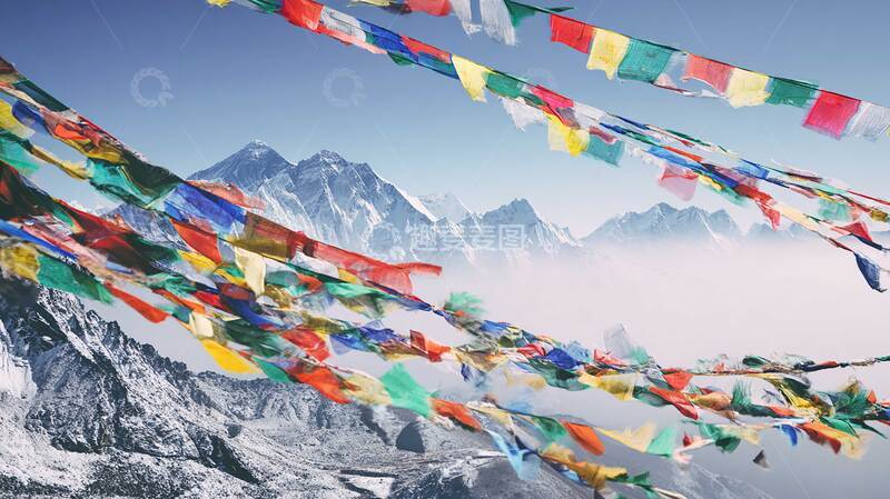 高清大图下载【趣麦麦图】雪山  凛冽  横亘