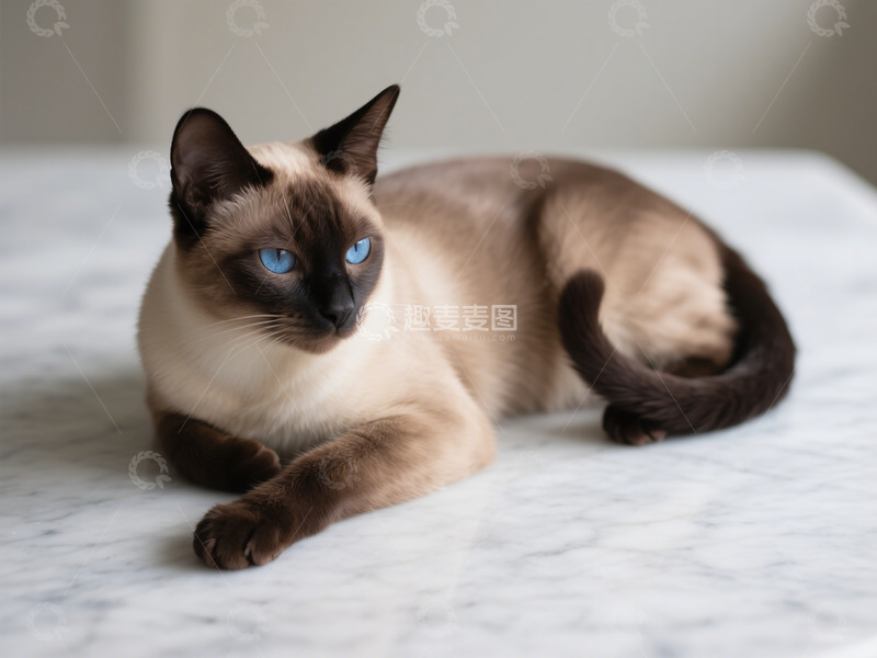 高清大图下载【趣麦麦图】可爱宠物暹罗猫咪艺术广告摄影