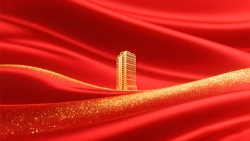 红金地产建筑背景