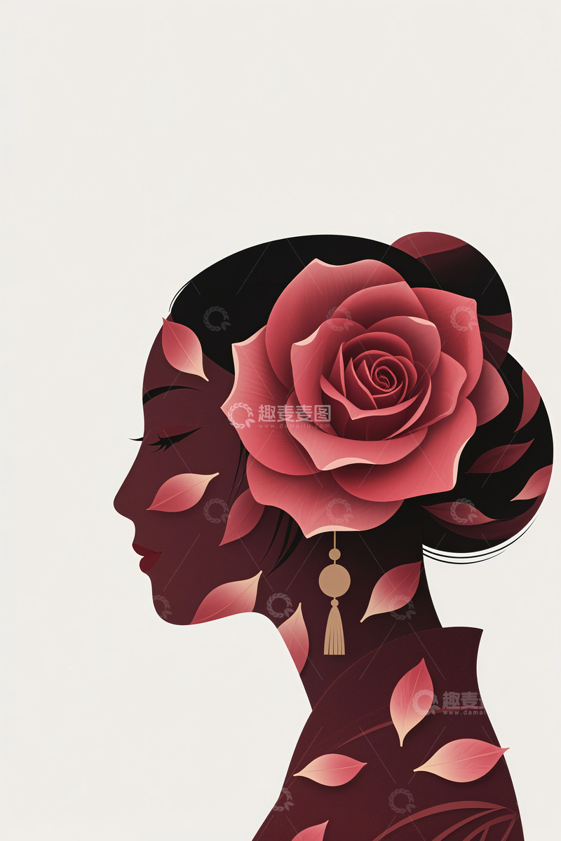 高清大图下载【趣麦麦图】七夕情人节玫瑰16