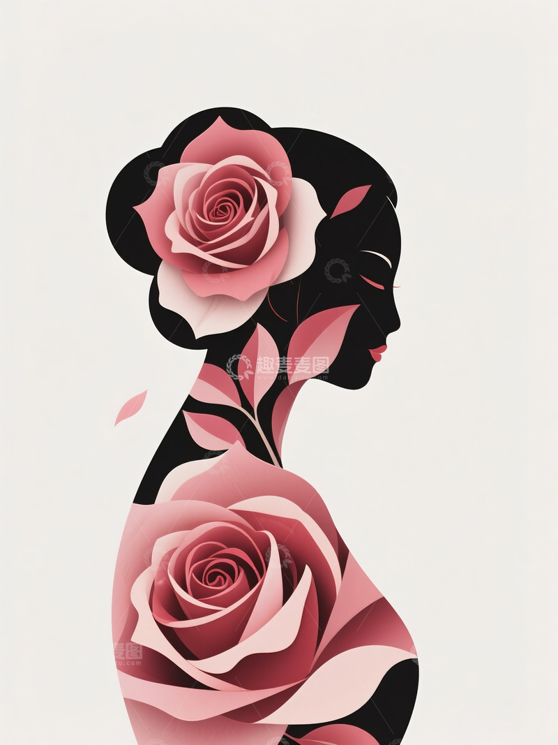 高清大图下载【趣麦麦图】七夕情人节玫瑰13