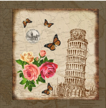 欧式复古装饰画