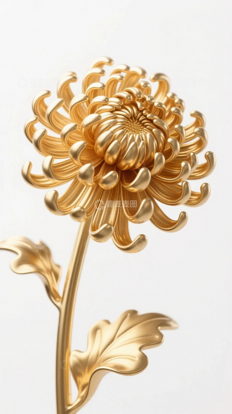 高清大图下载【趣麦麦图】黄金菊花作品04