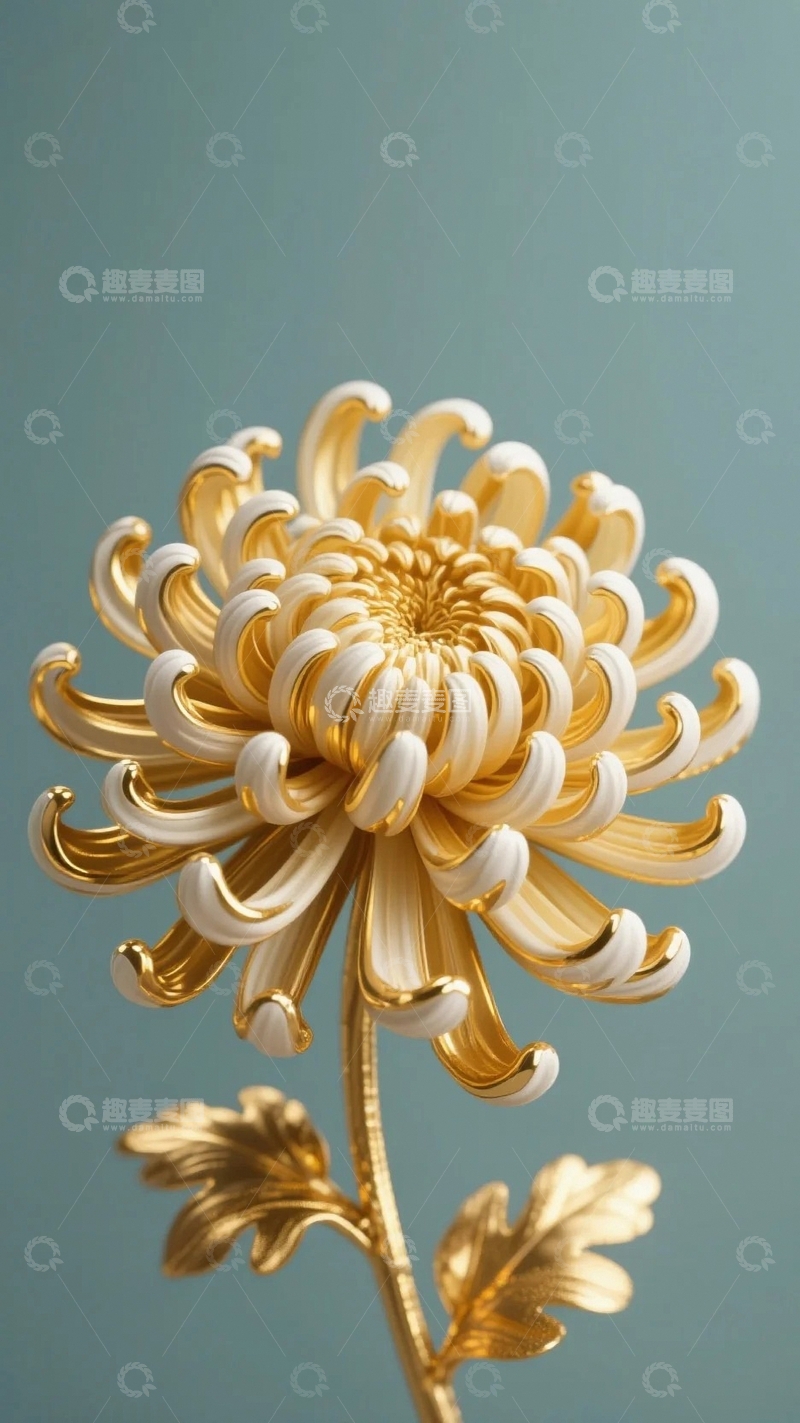 高清大图下载【趣麦麦图】黄金菊花作品08