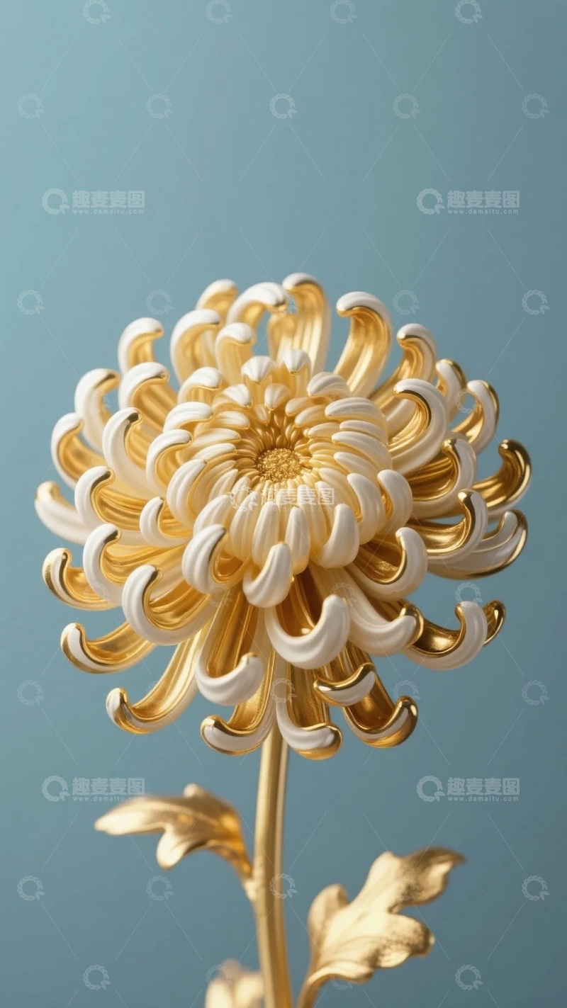 高清大图下载【趣麦麦图】黄金菊花作品06