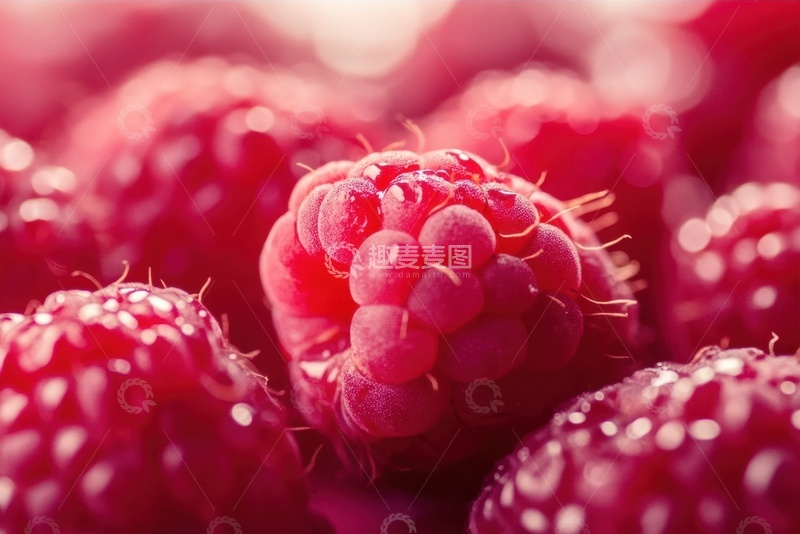 高清大图下载【趣麦麦图】一堆红色的莓果食物