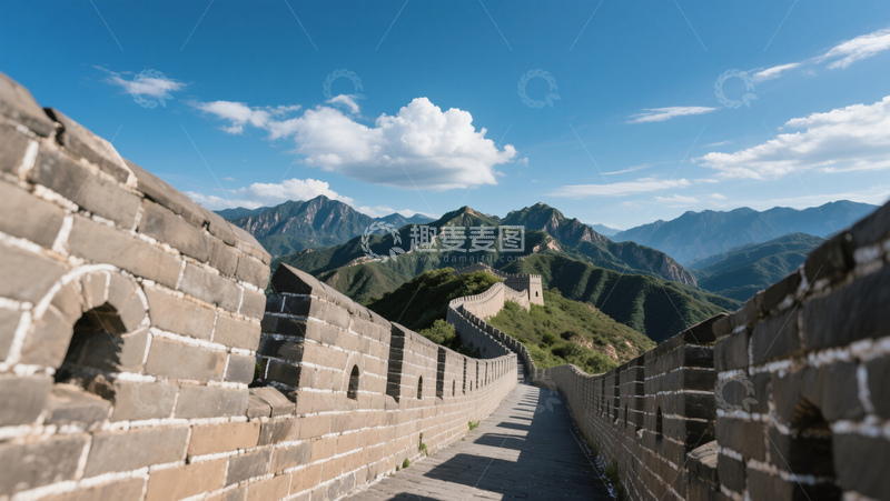 高清大图下载【趣麦麦图】中国万里长城山脉自然风光商业照片
