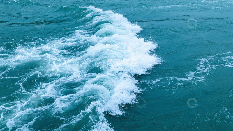 高清大图下载【趣麦麦图】涌动的碧波海浪03
