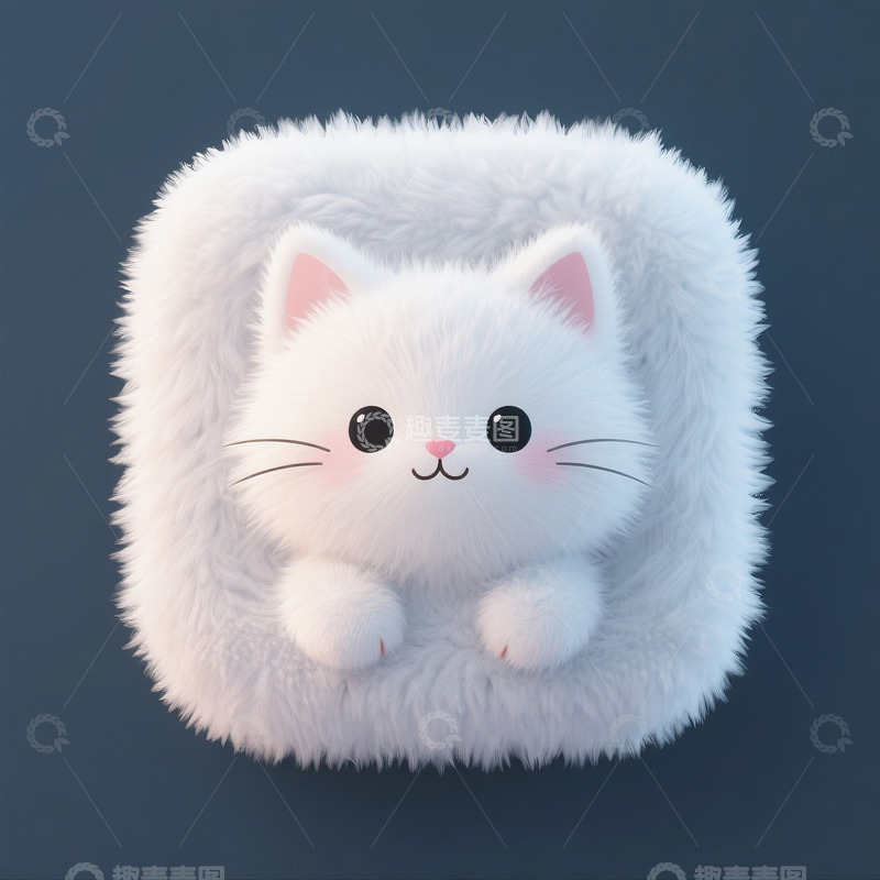 高清大图下载【趣麦麦图】可爱小猫icon