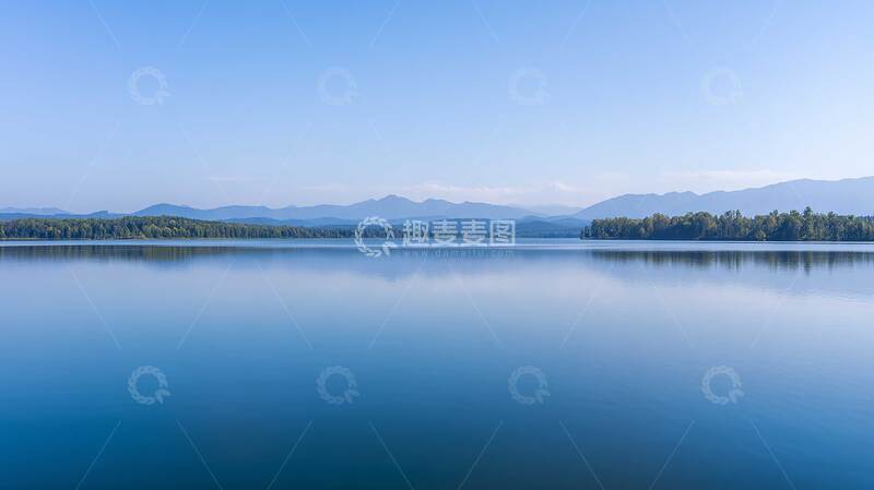 高清大图下载【趣麦麦图】湖泊  清澈  宁静  