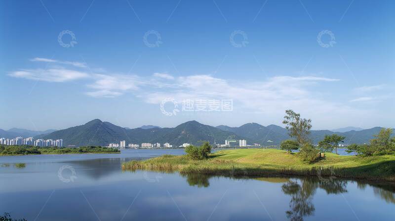 高清大图下载【趣麦麦图】湖泊  幽深  神秘  