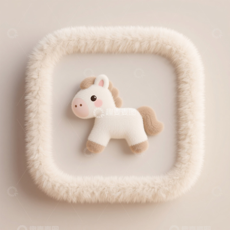 高清大图下载【趣麦麦图】可爱小马icon