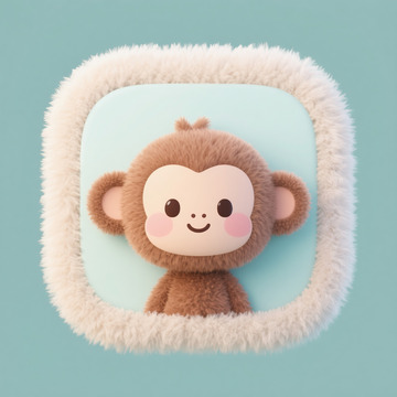 可爱小猴icon