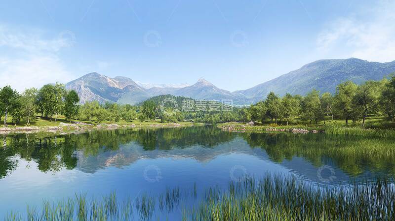 高清大图下载【趣麦麦图】湖泊  安详  静谧  