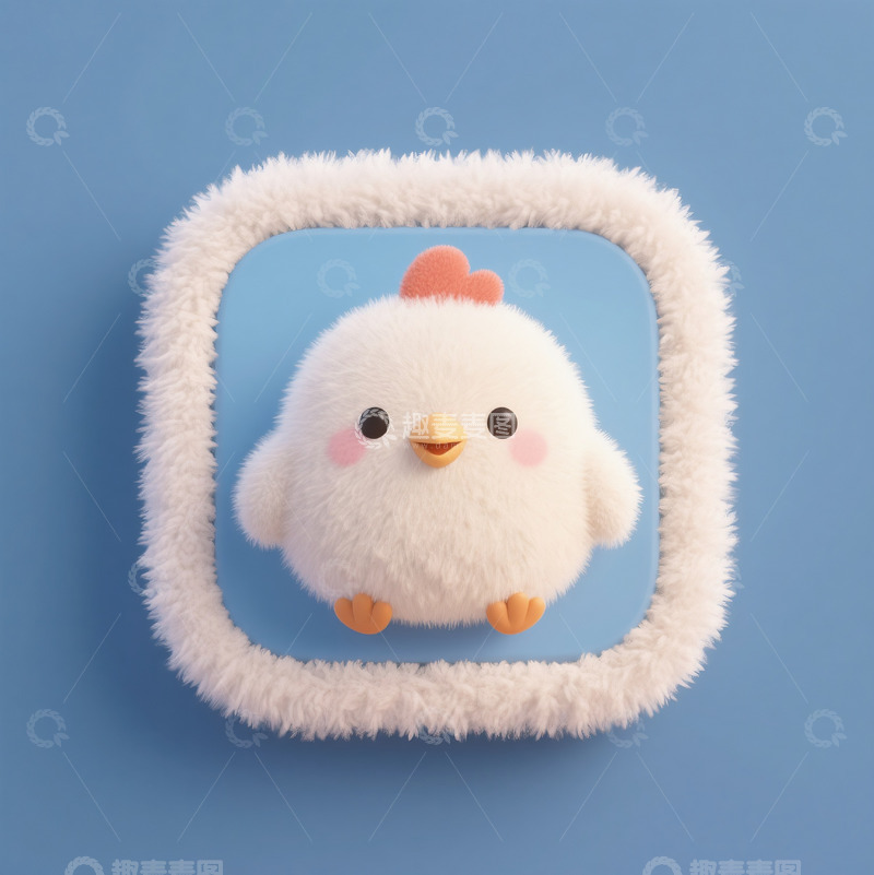 高清大图下载【趣麦麦图】可爱小鸡icon