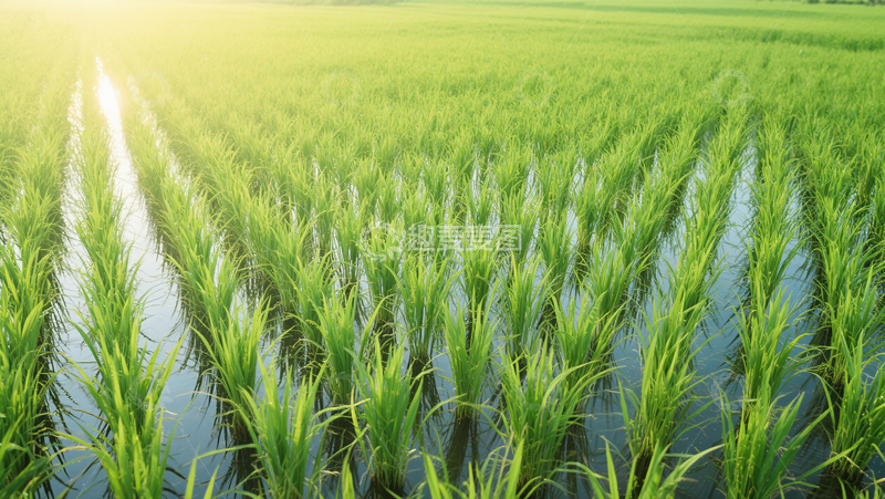 高清大图下载【趣麦麦图】田园风光田野水稻农业商业照片