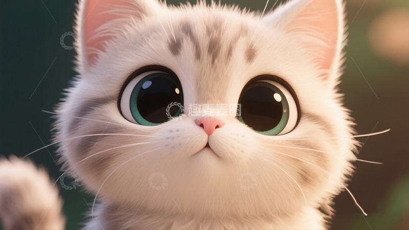 高清大图下载【趣麦麦图】喵星好奇宝宝
