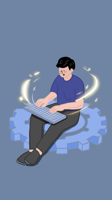 企业招聘人才插画