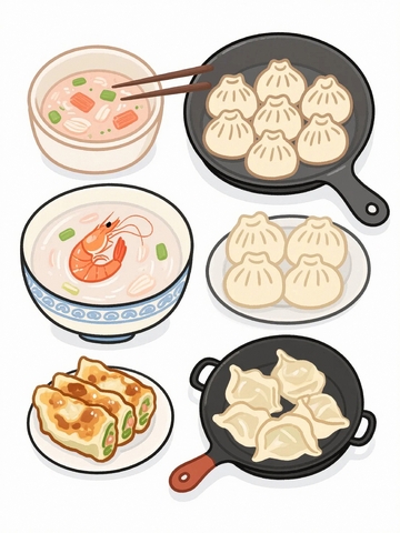 美味中餐插画02