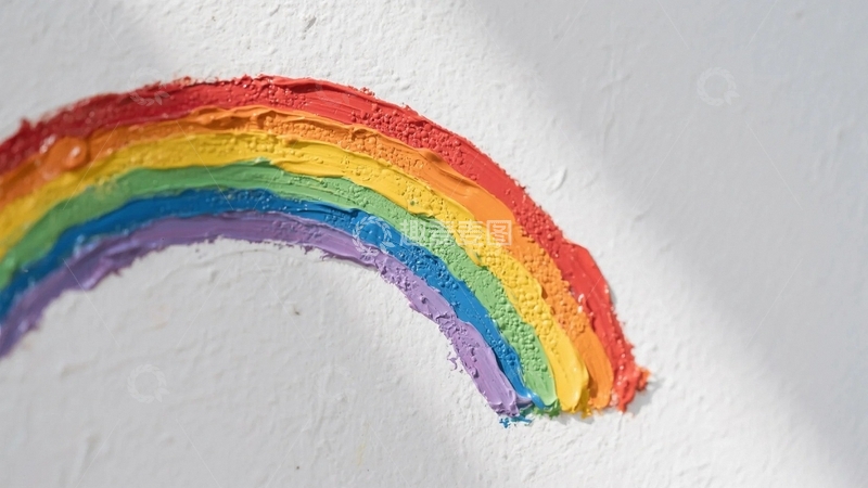 高清大图下载【趣麦麦图】墙面上的彩色涂鸦02