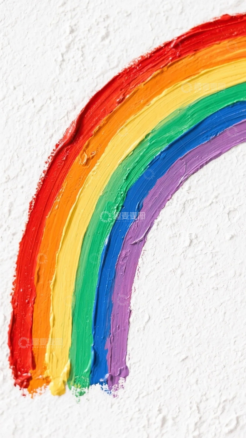 高清大图下载【趣麦麦图】墙面上的彩色涂鸦05