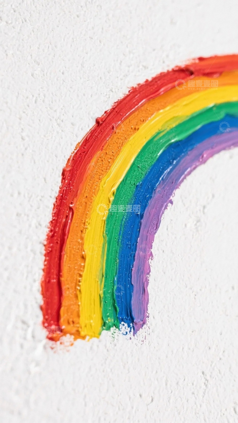 高清大图下载【趣麦麦图】墙面上的彩色涂鸦07