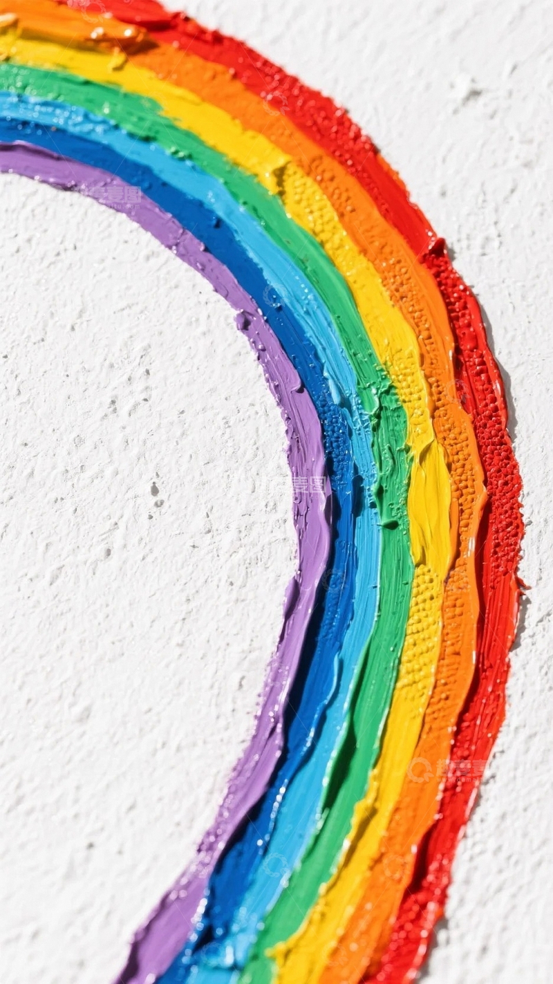 高清大图下载【趣麦麦图】墙面上的彩色涂鸦08