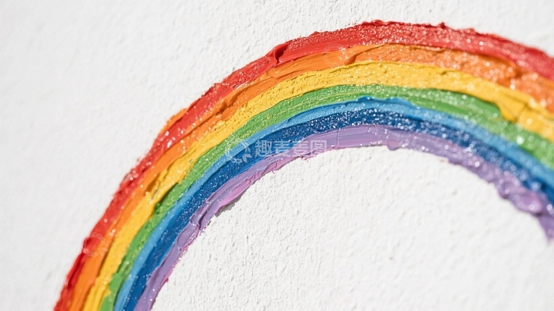 高清大图下载【趣麦麦图】墙面上的彩色涂鸦04