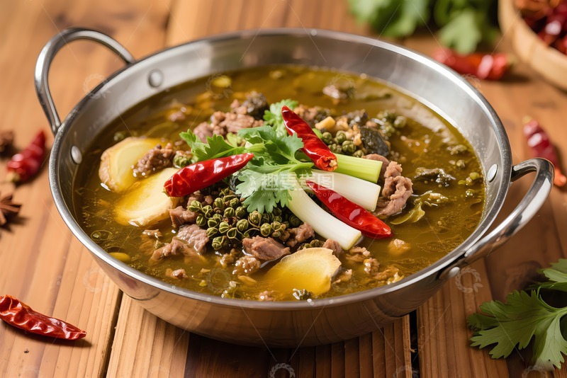 高清大图下载【趣麦麦图】贵州牛瘪火锅