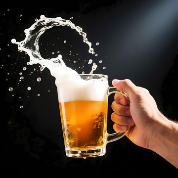 一杯美味啤酒
