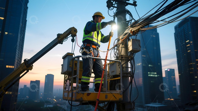 高清大图下载【趣麦麦图】电工电路维修