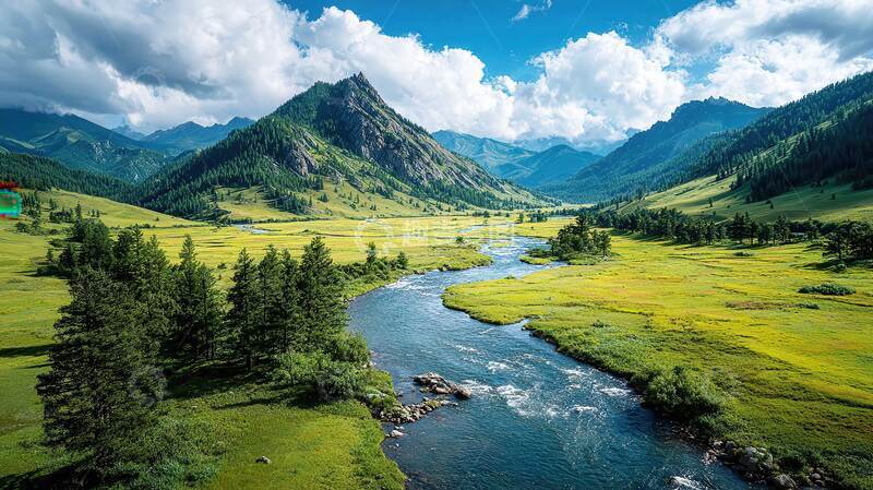 高清大图下载【趣麦麦图】河流  深邃  不息