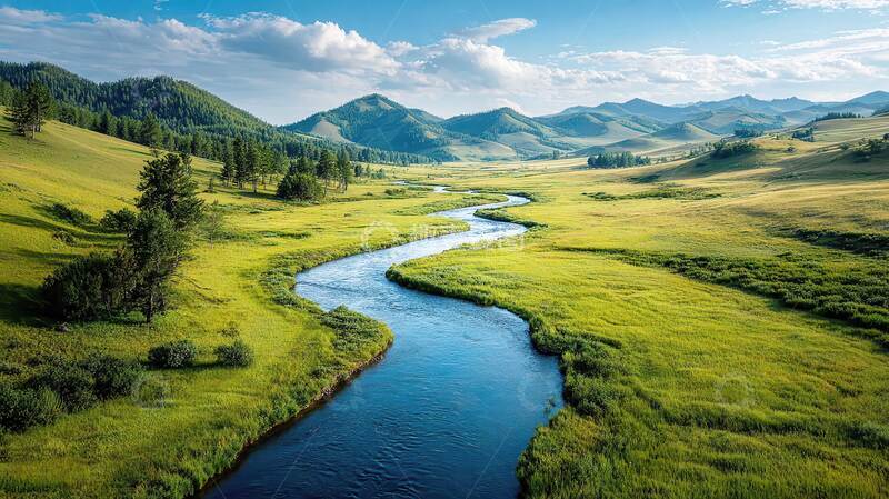 高清大图下载【趣麦麦图】河流  深邃  欢腾